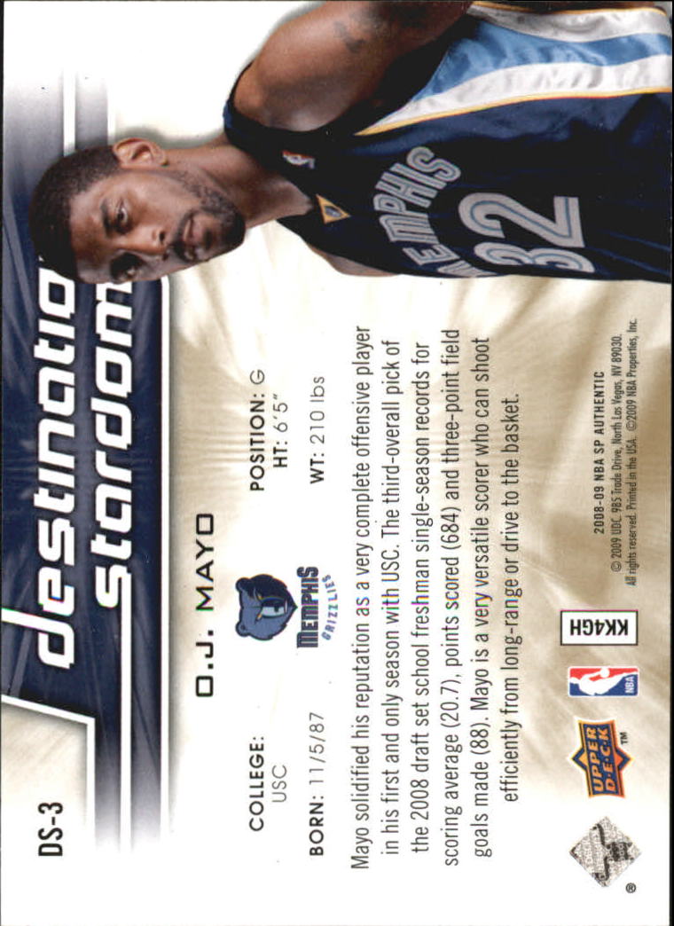 2008/2009 SP Authentic (Upper Deck) Basketball - Picture 191 of 271