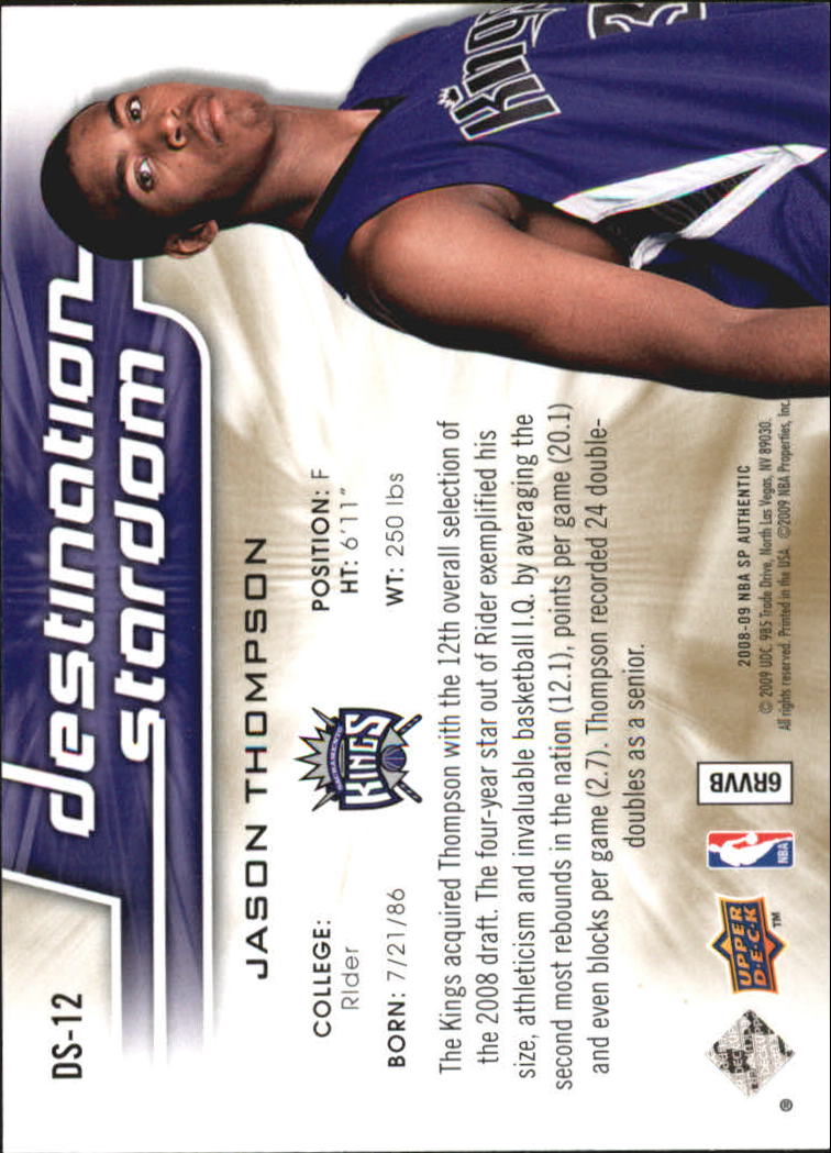 2008/2009 SP Authentic (Upper Deck) Basketball - Picture 205 of 271