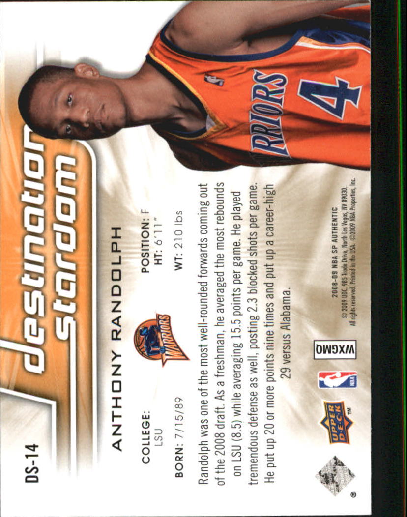 2008/2009 SP Authentic (Upper Deck) Basketball - Picture 209 of 271