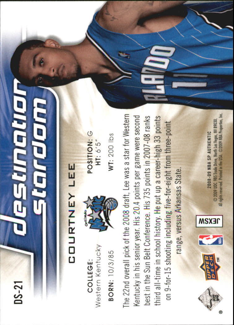 2008/2009 SP Authentic (Upper Deck) Basketball - Picture 217 of 271