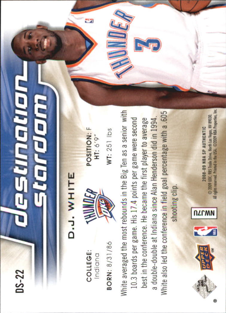2008/2009 SP Authentic (Upper Deck) Basketball - Picture 219 of 271