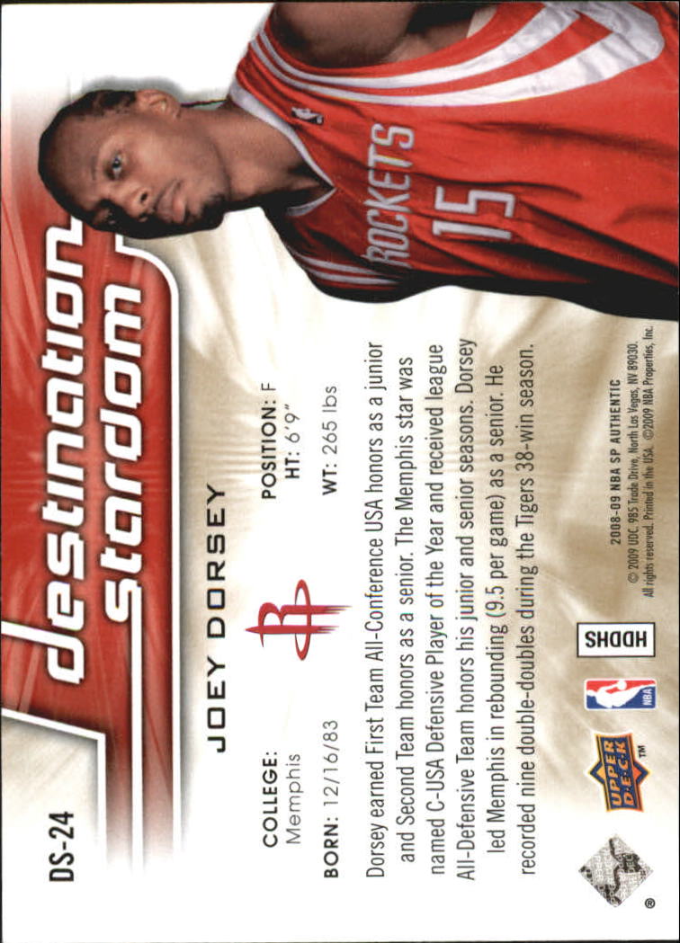 2008/2009 SP Authentic (Upper Deck) Basketball - Picture 223 of 271