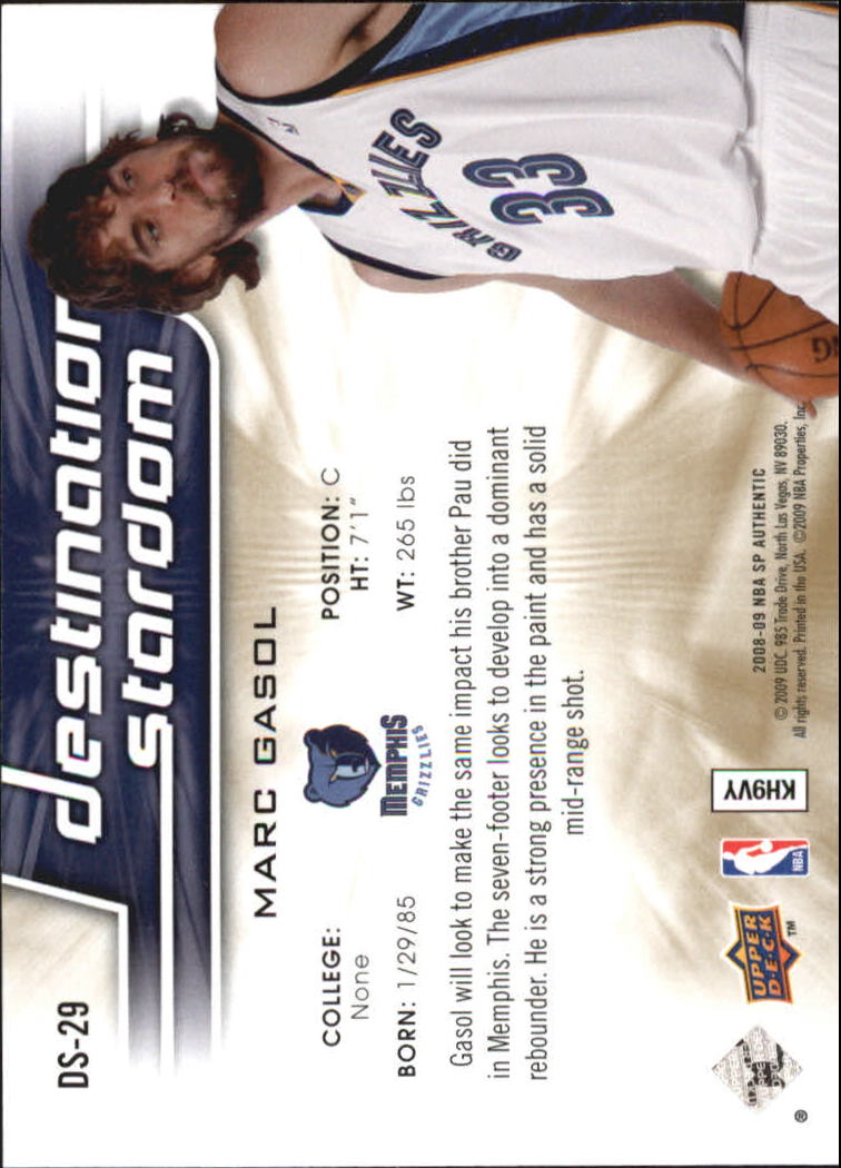 2008/2009 SP Authentic (Upper Deck) Basketball - Picture 231 of 271