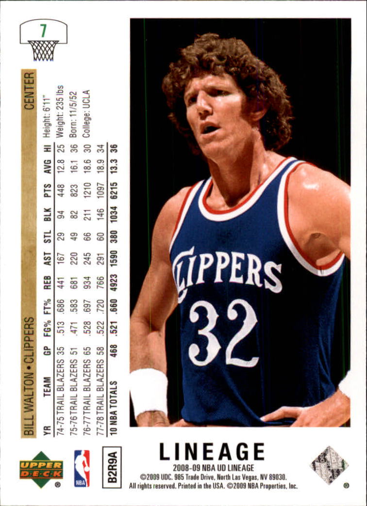 2008-09 Upper Deck Lineage Basketball Card Pick - Picture 9 of 344