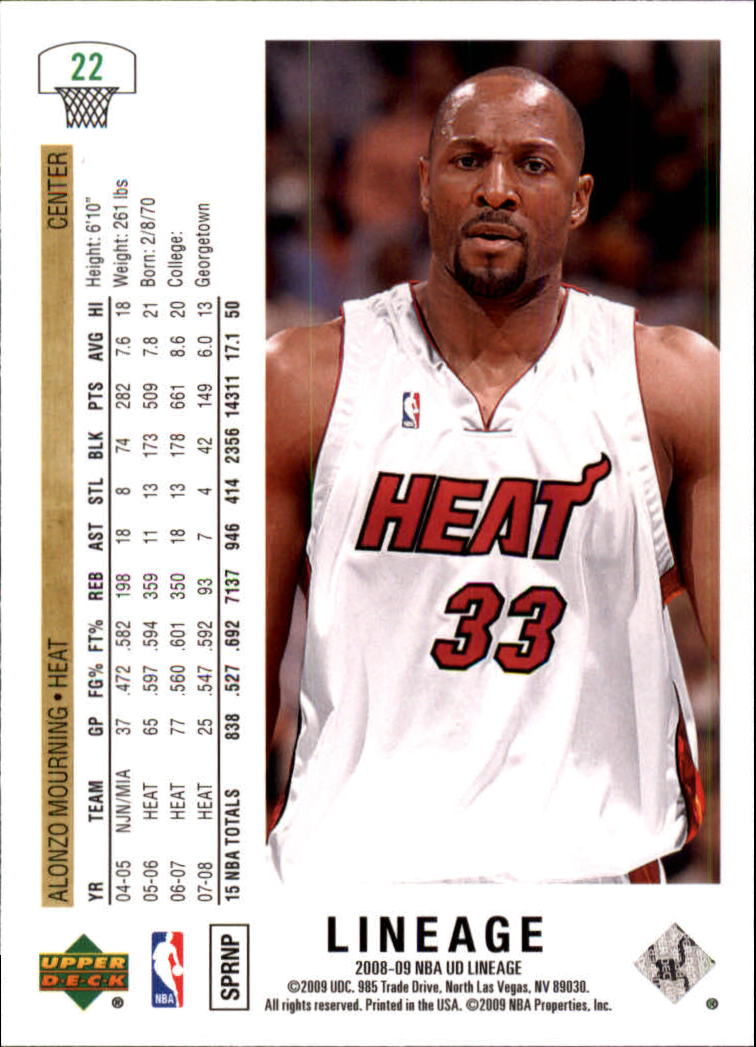 2008-09 Upper Deck Lineage Basketball Card Pick - Picture 27 of 344