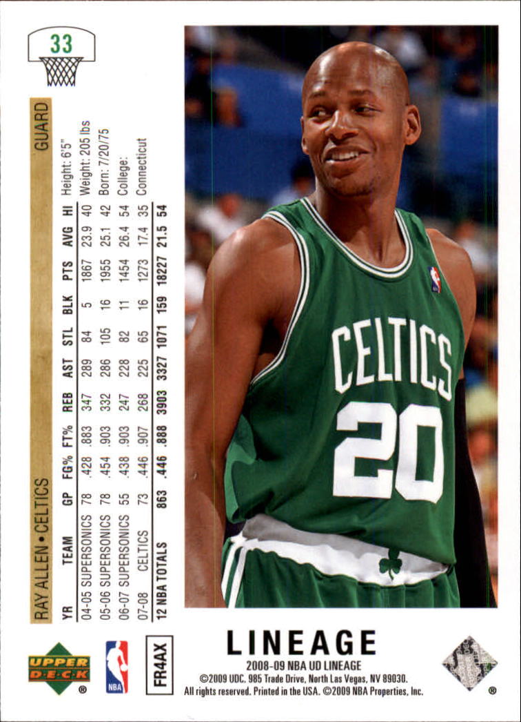 2008/2009 Lineage (Upper Deck) Basketball - Picture 41 of 319