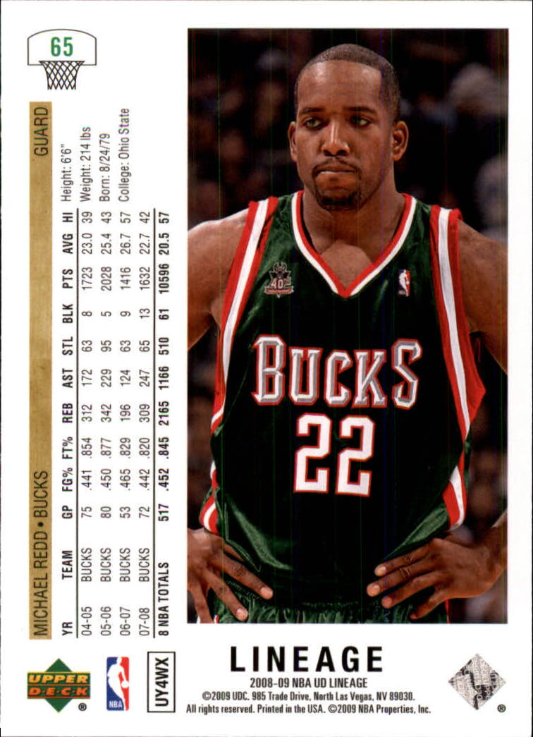 2008-09 Upper Deck Lineage Basketball Card Pick - Picture 103 of 344