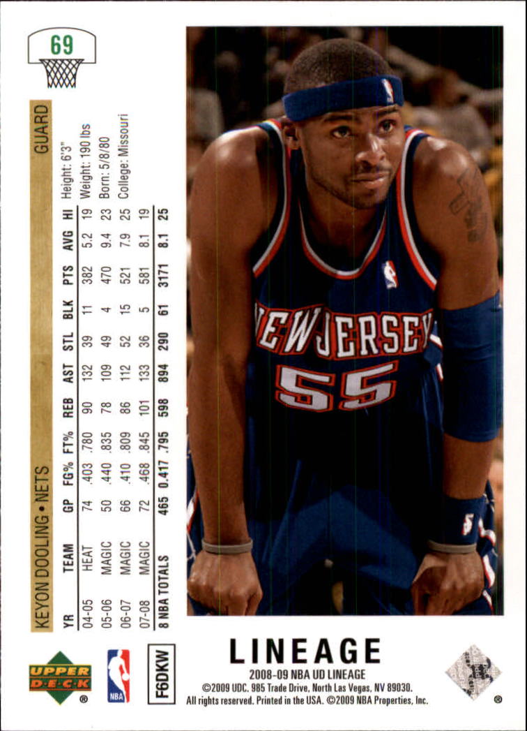 2008-09 Upper Deck Lineage Basketball Card Pick - Picture 111 of 344