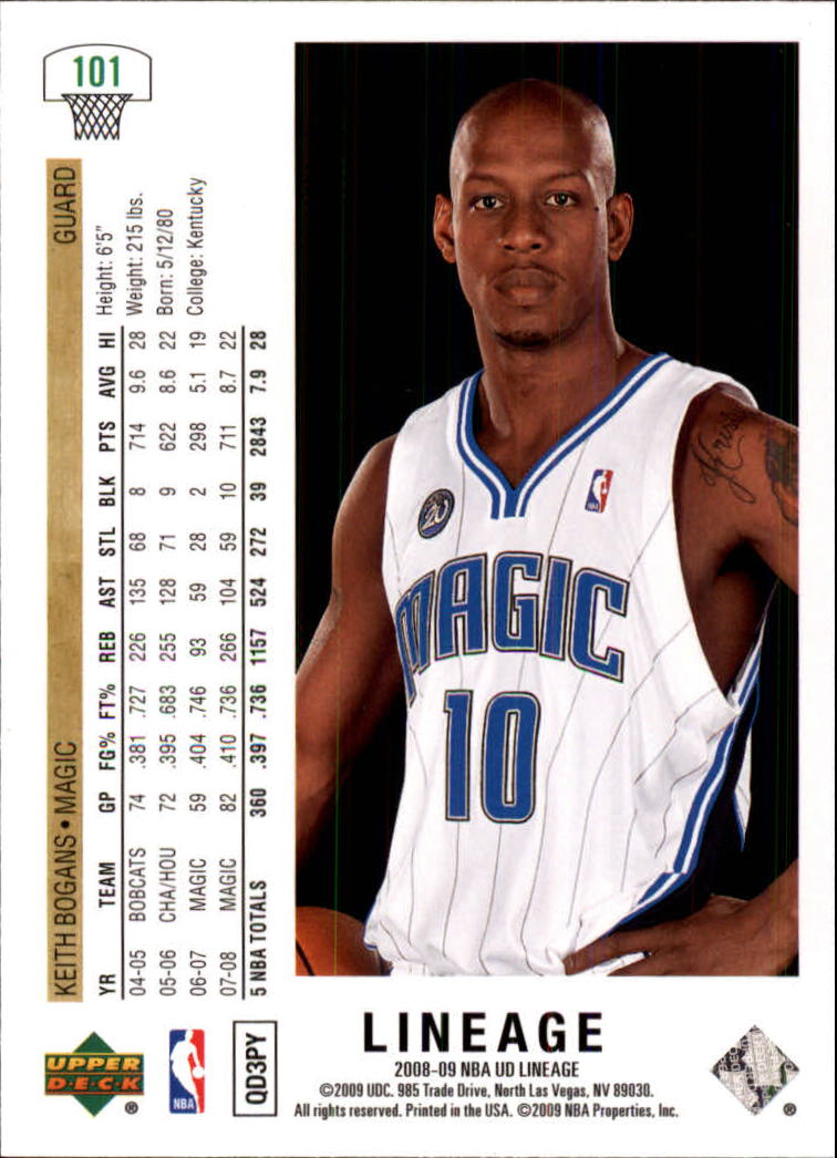 2008-09 Upper Deck Lineage Basketball Card Pick - Picture 171 of 344