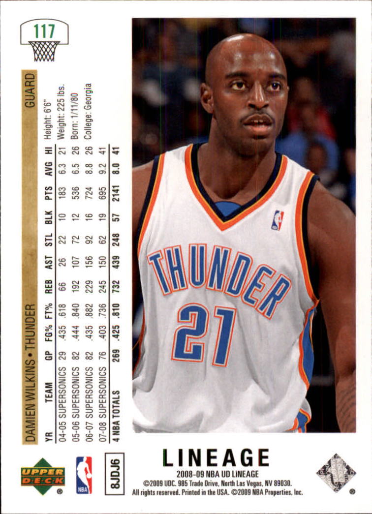 2008-09 Upper Deck Lineage Basketball Card Pick - Picture 195 of 344