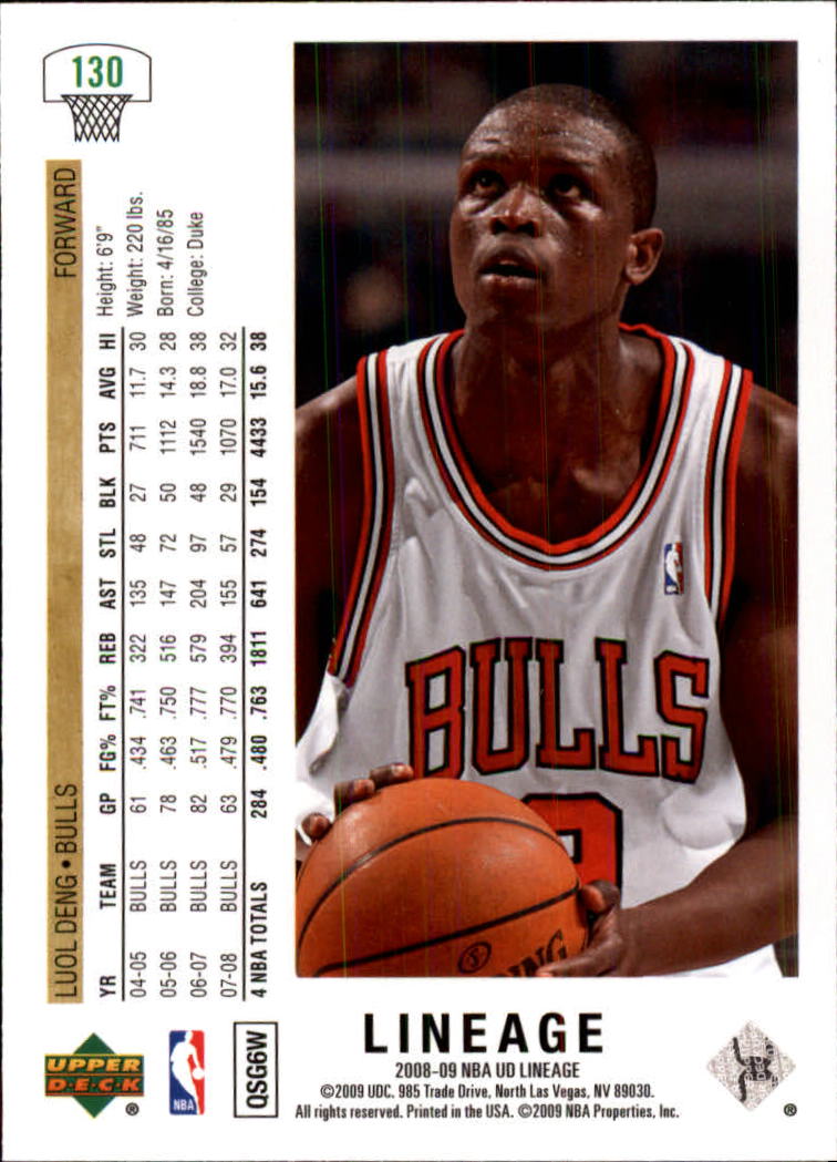 2008-09 Upper Deck Lineage Basketball Card Pick - Picture 217 of 344