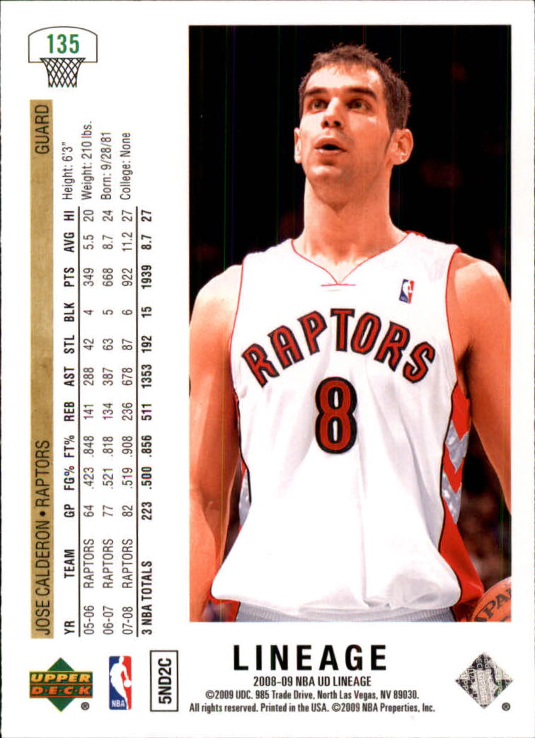 2008-09 Upper Deck Lineage Basketball Card Pick - Picture 223 of 344