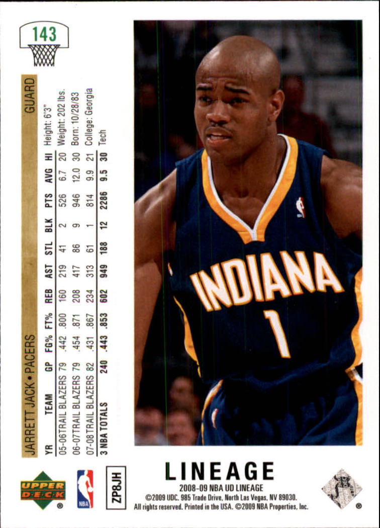 2008-09 Upper Deck Lineage Basketball Card Pick - Picture 239 of 344