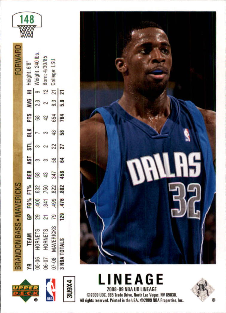 2008-09 Upper Deck Lineage Basketball Card Pick - Picture 249 of 344
