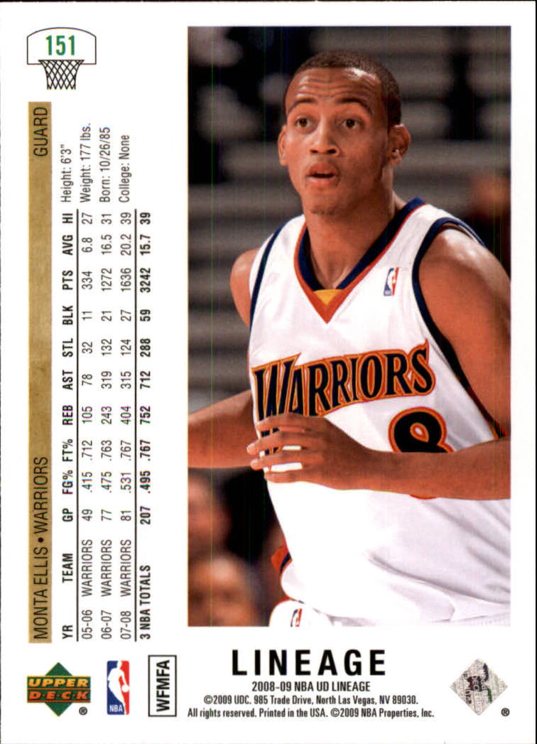 2008-09 Upper Deck Lineage Basketball Card Pick - Picture 255 of 344