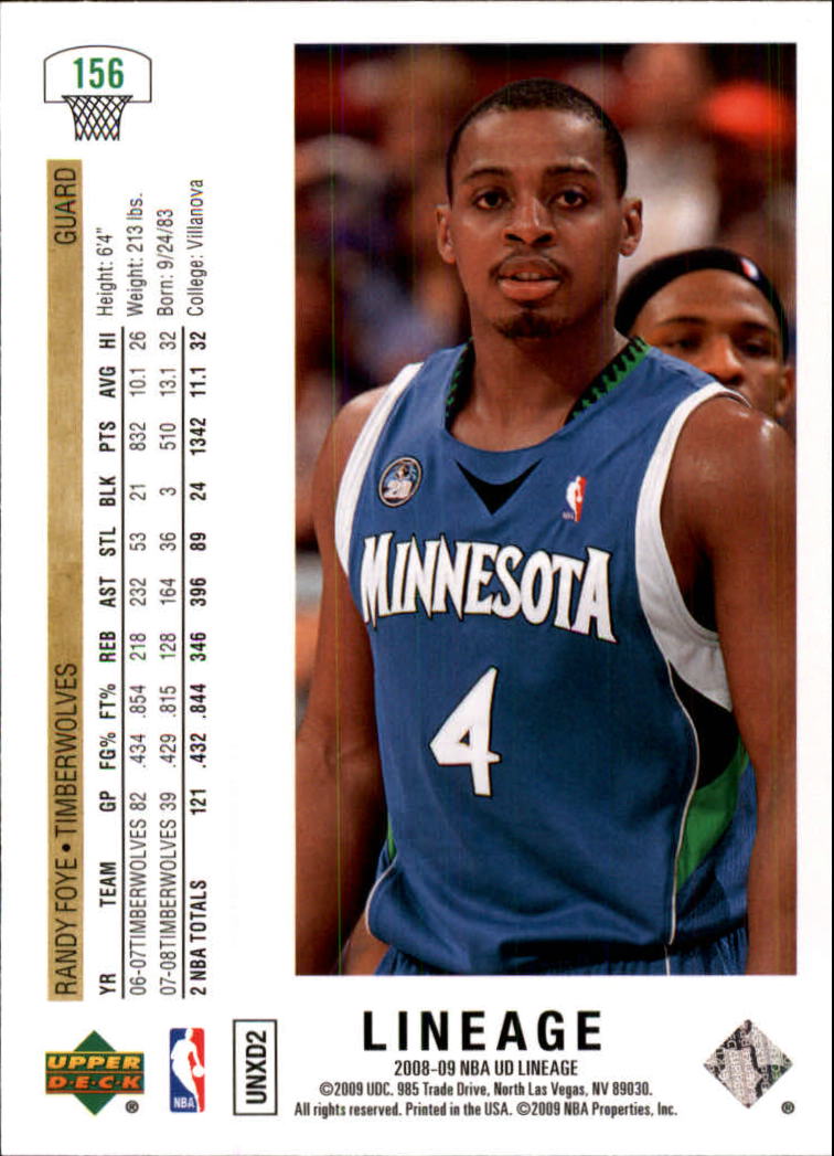 2008-09 Upper Deck Lineage Basketball Card Pick - Picture 265 of 344