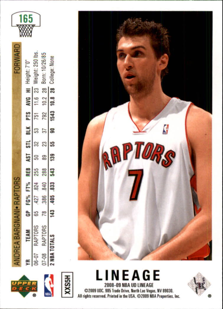 2008-09 Upper Deck Lineage Basketball Card Pick - Picture 279 of 344