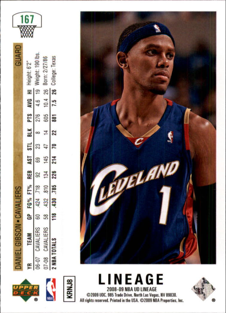 2008/2009 Lineage (Upper Deck) Basketball - Picture 239 of 319