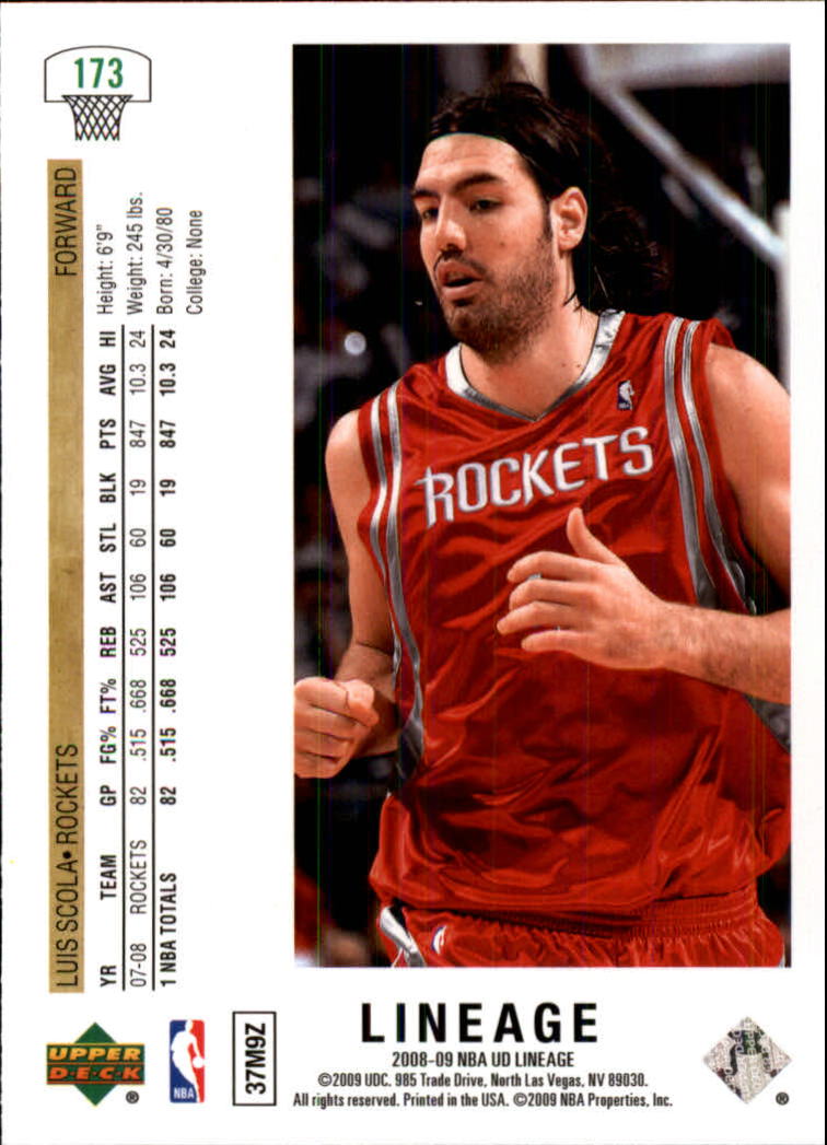 2008-09 Upper Deck Lineage Basketball Card Pick - Picture 291 of 344