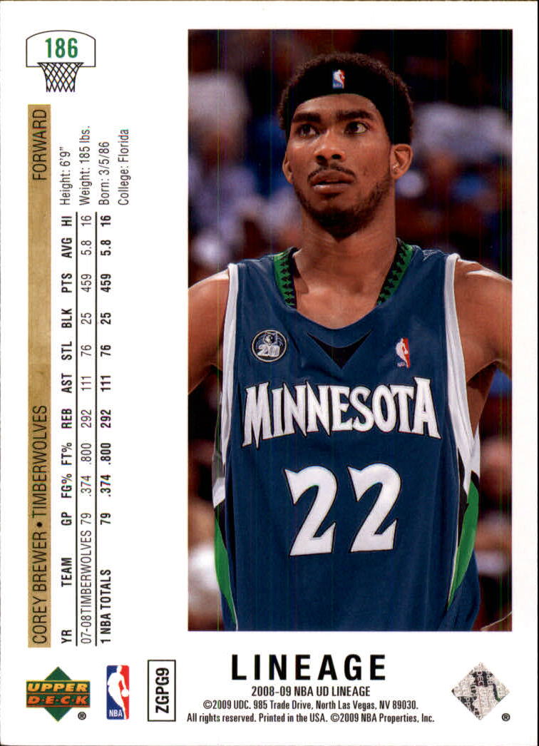 2008-09 Upper Deck Lineage Basketball Card Pick - Picture 315 of 344
