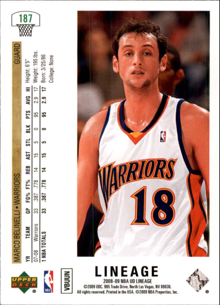 2008-09 Upper Deck Lineage Basketball Card Pick - Picture 317 of 344