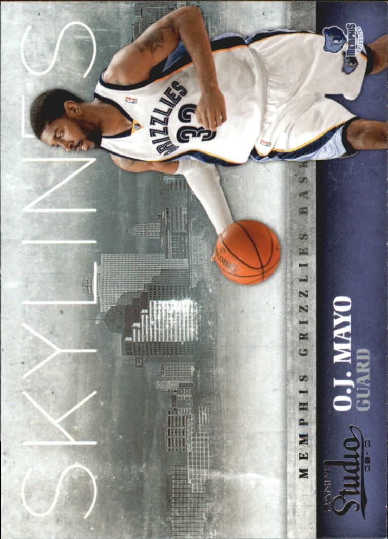 2009-10 Panini Studio - Skylines O.J. Mayo #14 for sale