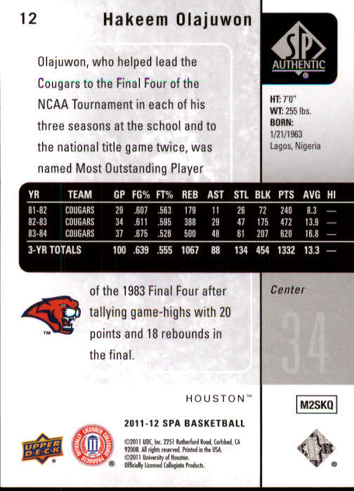 2011-12 SP Authentic Basketball Card Pick - Picture 25 of 134