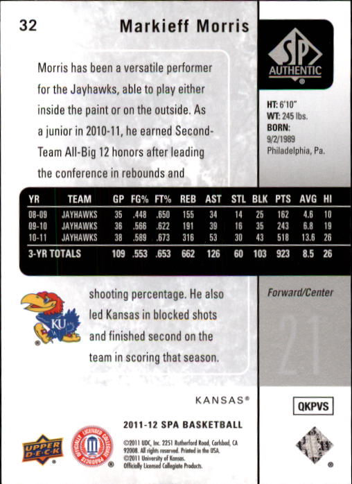 2011-12 SP Authentic Basketball Card Pick - Picture 61 of 134