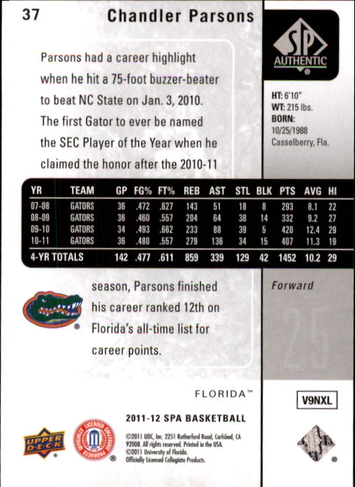 2011-12 SP Authentic Basketball Card Pick - Picture 71 of 134