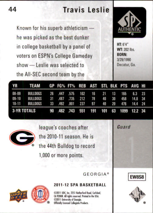 2011-12 SP Authentic Basketball Card Pick - Picture 85 of 134