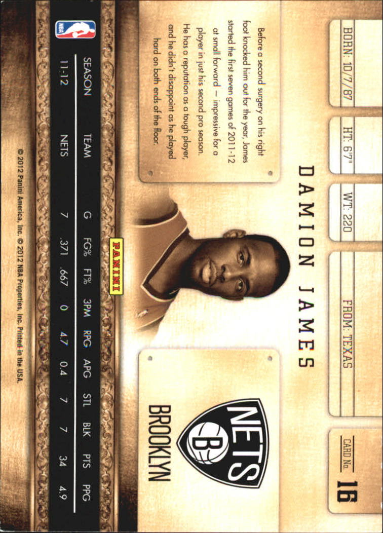 2011-12 Panini Gold Standard Basketball Card Chick - Photo 6 sur 75