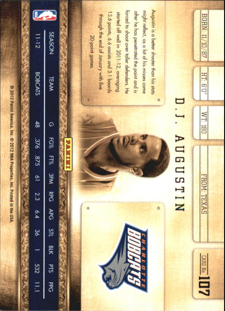 2011-12 Panini Gold Standard Basketball Card Chick - Photo 38 sur 75