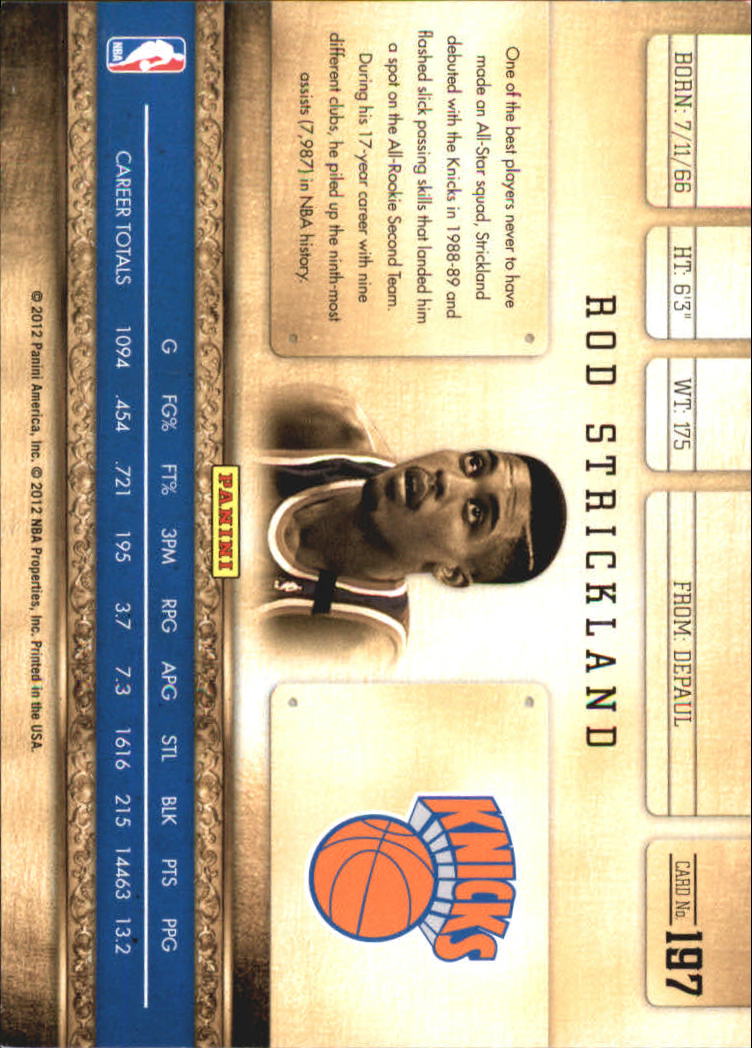 2011-12 Panini Gold Standard Basketball Card Chick - Photo 71 sur 75
