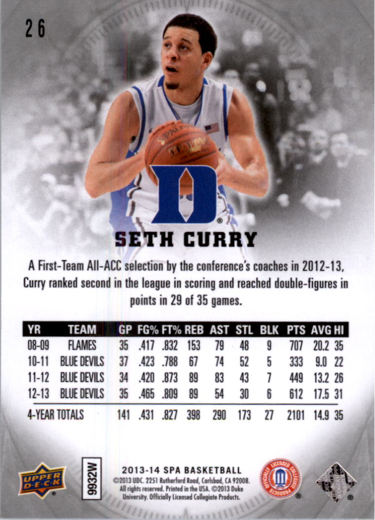 2013-14 SP Authentic Basketball Card Pick - Picture 51 of 186