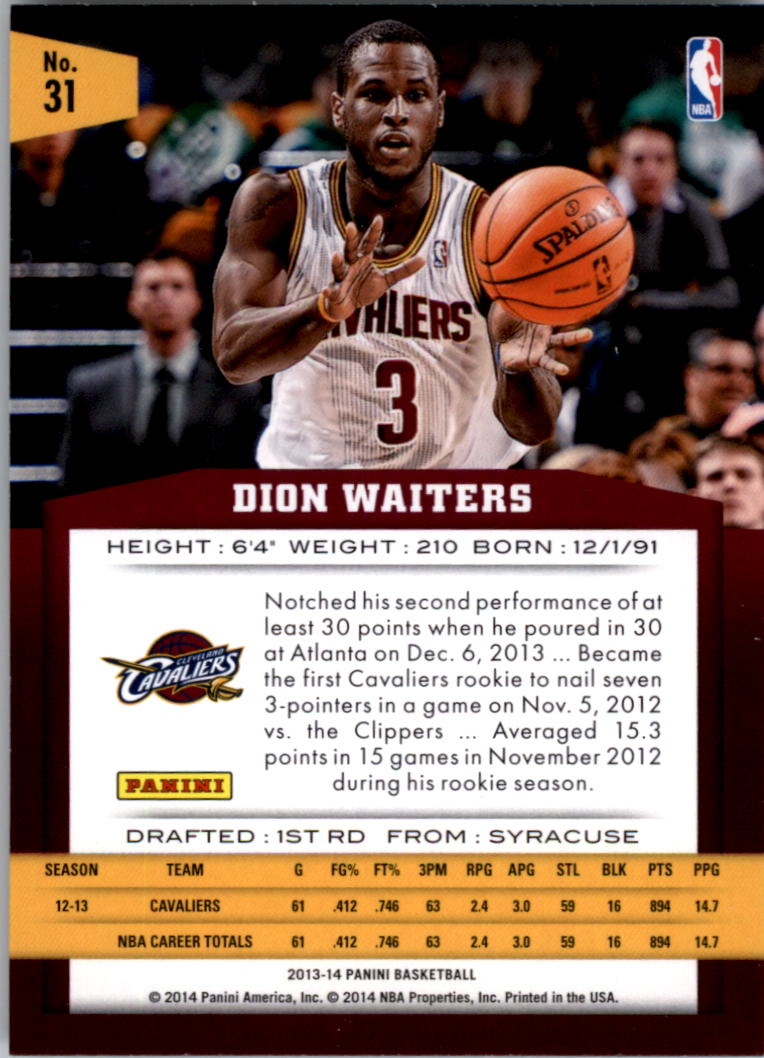 2013-14 Panini Basketball Card Pick - Picture 63 of 385