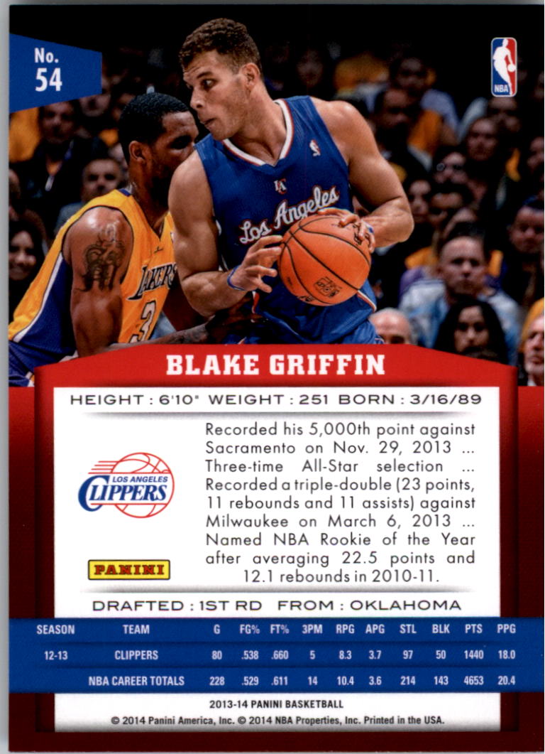 2013-14 Panini Basketball Card Pick - Picture 107 of 385