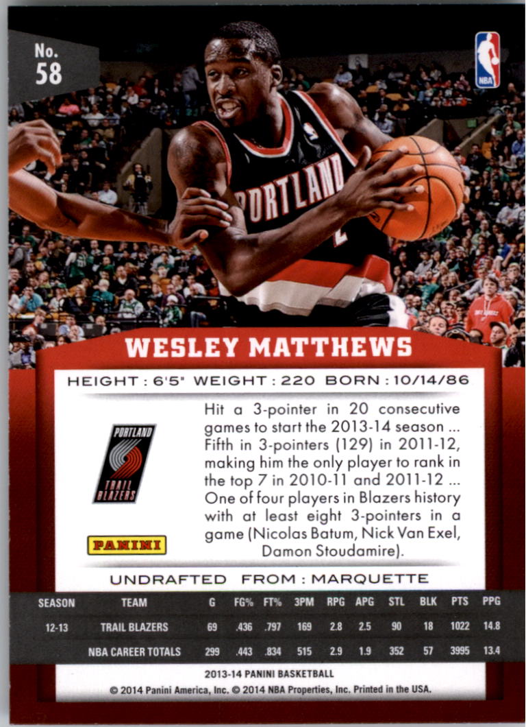 2013-14 Panini Basketball Card Pick - Picture 115 of 385