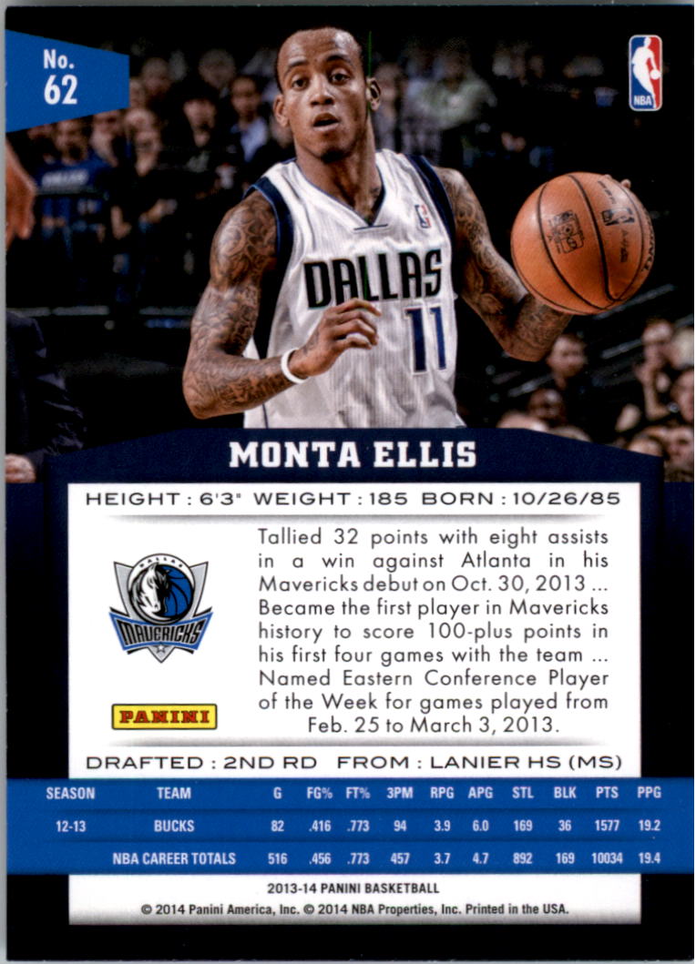 2013-14 Panini Basketball Card Pick - Picture 123 of 385