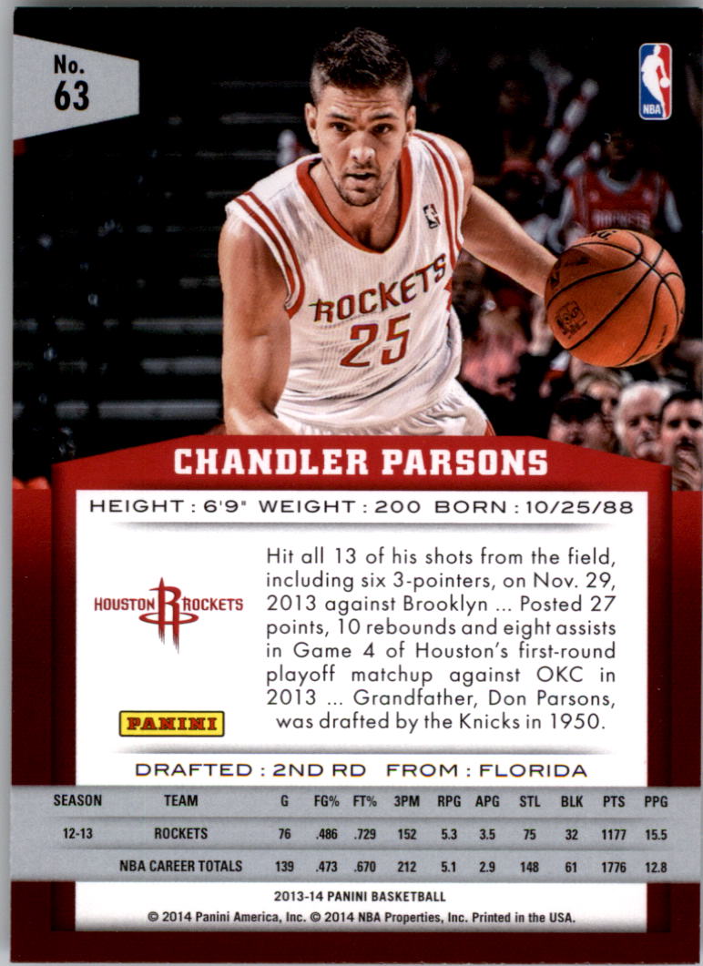 2013-14 Panini Basketball Card Pick - Picture 125 of 385