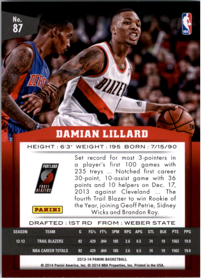 2013-14 Panini Basketball Card Pick - Picture 173 of 385