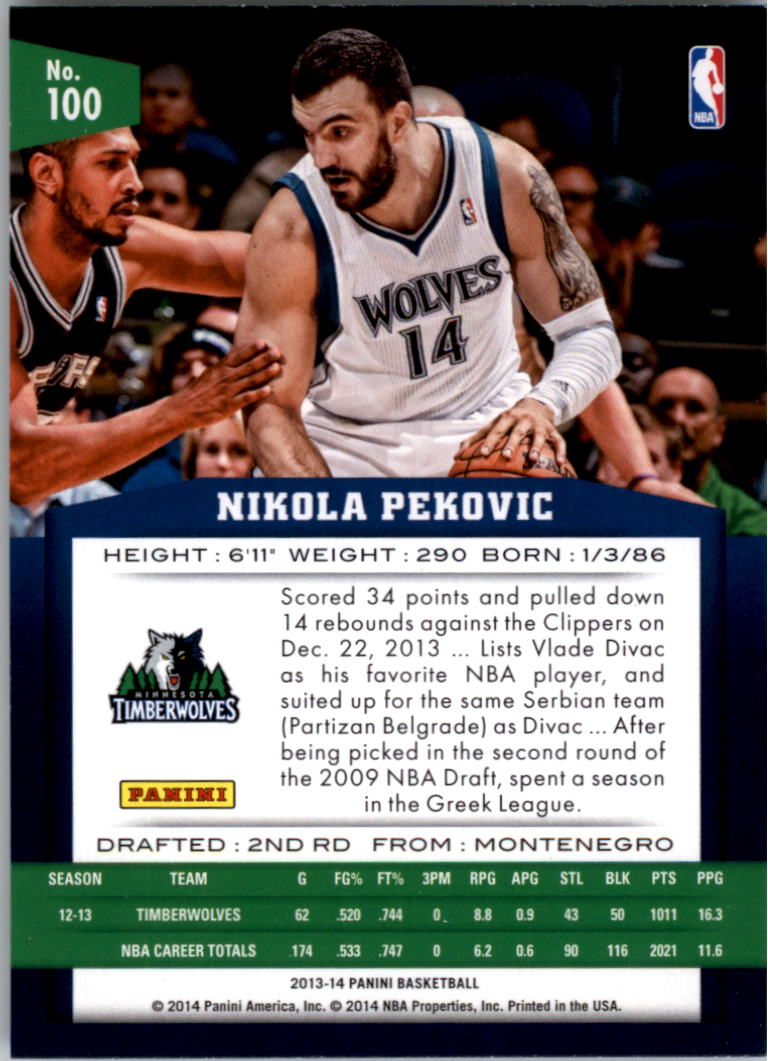 2013-14 Panini Basketball Card Pick - Picture 195 of 385