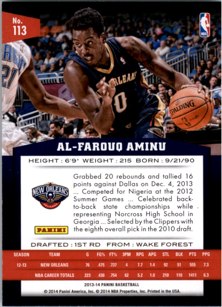 2013-14 Panini Basketball Card Pick - Picture 221 of 385