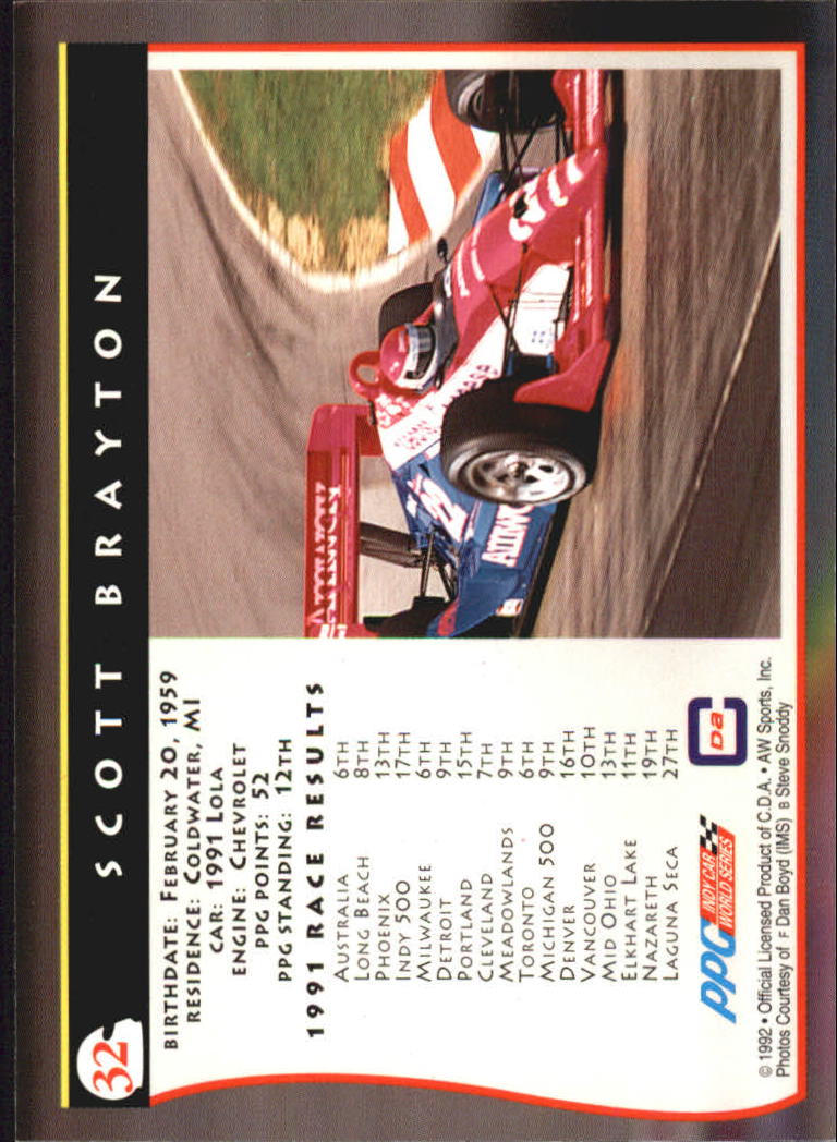 1992 All World Indy 500 Racing Trading Card 1100 Choose Your Card eBay