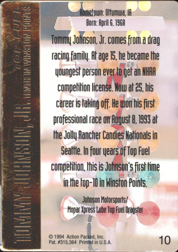 1994 Action Packed NHRA Racing Card Pick - Picture 13 of 53