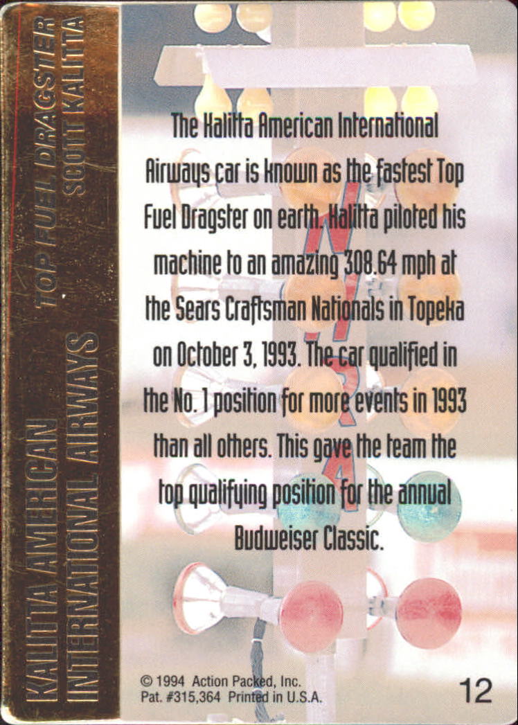1994 Action Packed NHRA Racing Card Pick - Picture 15 of 53