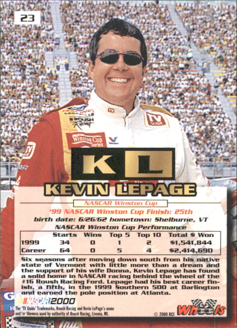 B0604- 2000 Wheels High Gear Cards 1-72 +Inserts -You Pick- 15+ FREE US SHIP - Picture 126 of 226