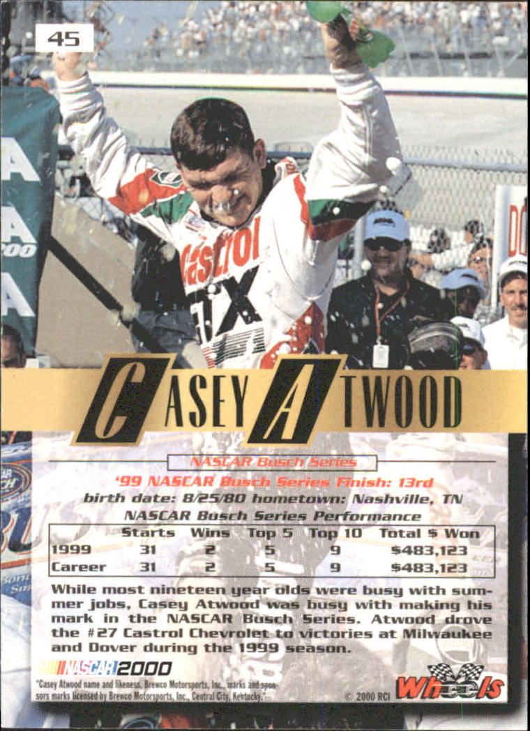 B0604- 2000 Wheels High Gear Cards 1-72 +Inserts -You Pick- 15+ FREE US SHIP - Picture 160 of 226