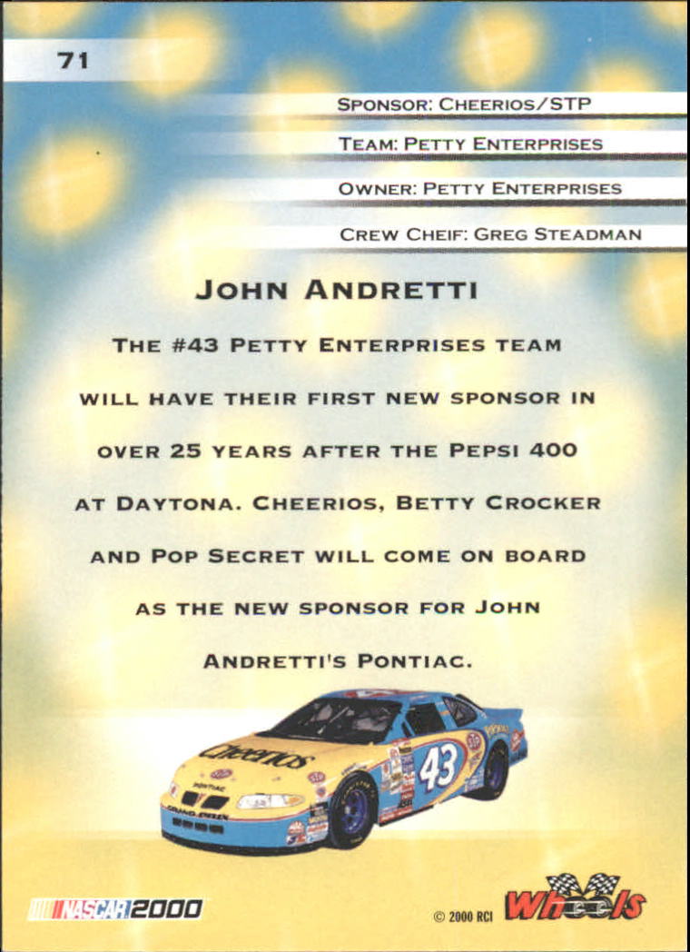 B0604- 2000 Wheels High Gear Cards 1-72 +Inserts -You Pick- 15+ FREE US SHIP - Picture 199 of 226