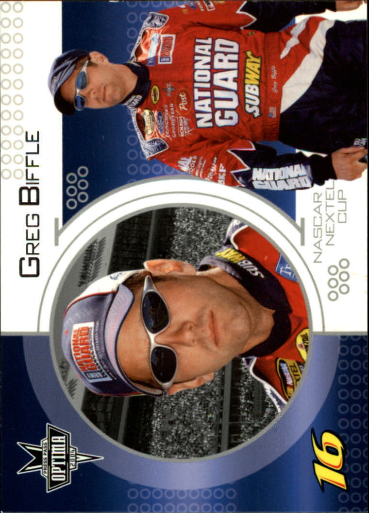 2004 Press Pass Optima Racing Card Pick 