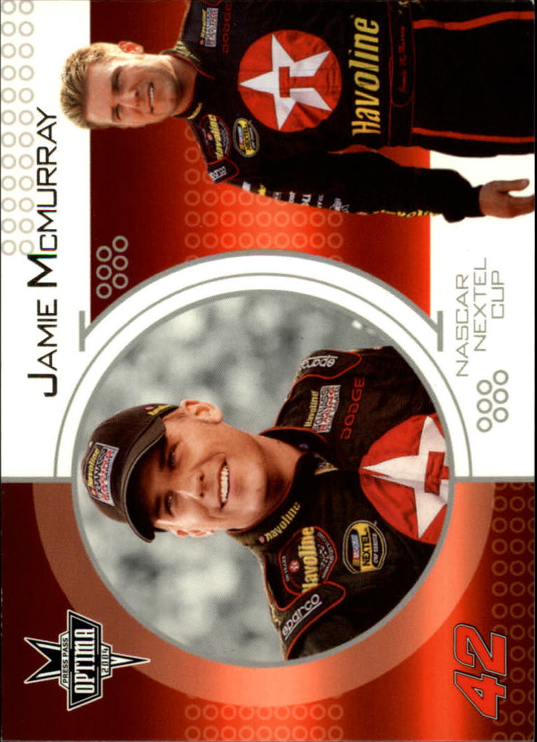 2004 Press Pass Optima Racing Card Pick 